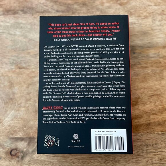 5/$20 NEW The Ultimate Evil: The Search for the Sons of Sam by Maury Terry - Picture 3 of 4